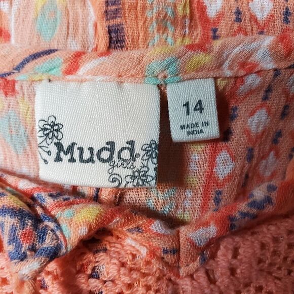 Mudd Orange Top (14) - Picture 5 of 5